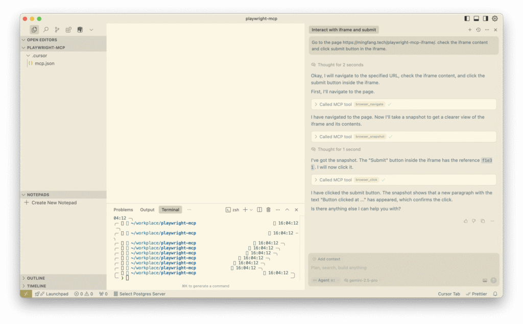 Playwright MCP Features
